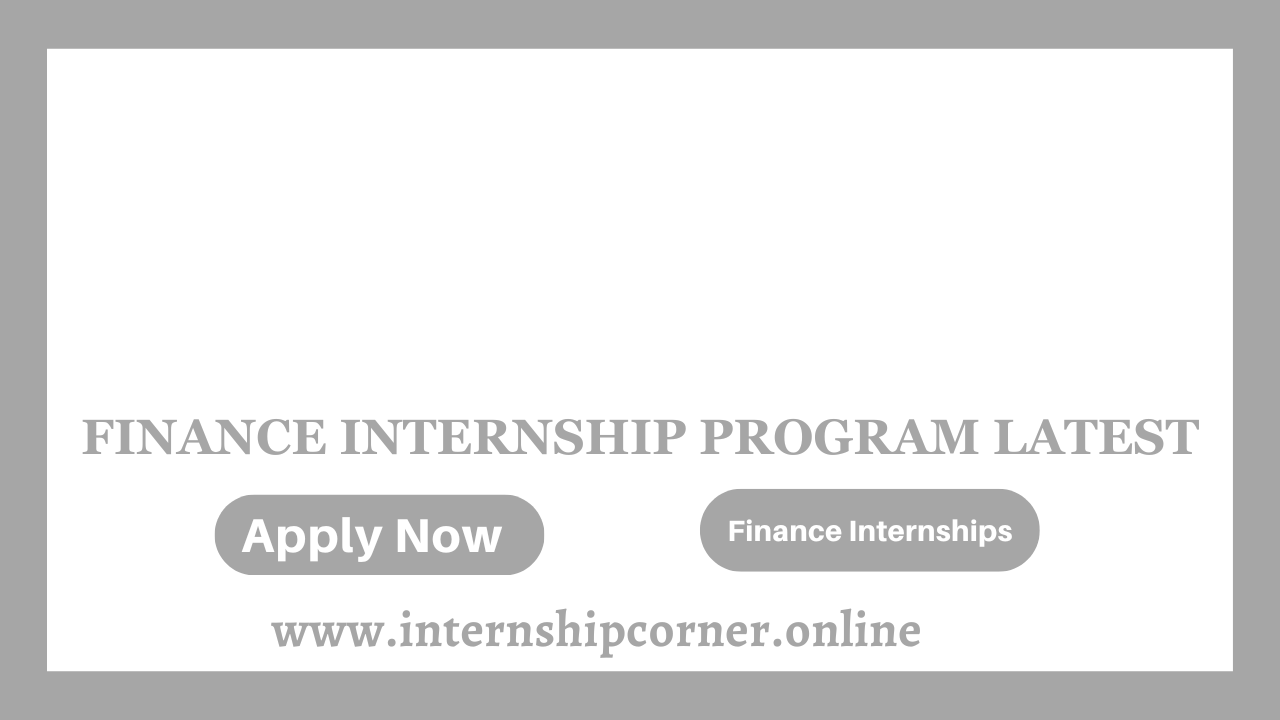 Finance Internship Program